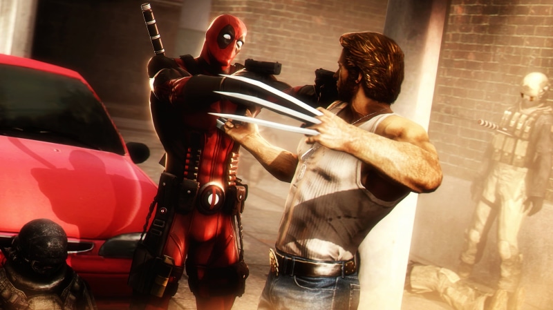 standing, people, performing Arts Event, logan, street, wolverine, holding, young men, real people, x-men, indoors, adult, leisure activity, mid adult