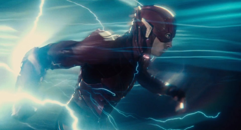underwater, floating on water, clothing, outdoors, nature, Movie, Ezra Miller, young adult, beautiful woman, 1080P, one person, Justice League (2017)