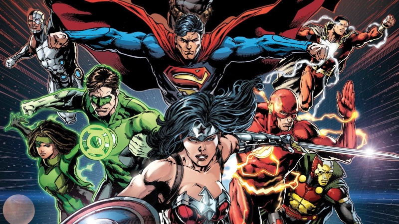 Shield, Tiara, Cloak, Green Lantern, Comics, Sword, Diana, Hal Jordan, Jason Faboc, Kryptonian, Shazam, Wonder Woman, 1080P, Jason Fabok, Justice League