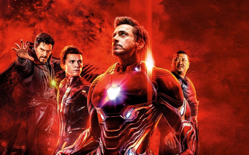 Dr. Strange, Iron Man, The Avengers, Spider-Man, 1080P, Marvel Cinematic Universe, Benedict Cumberbatch, Robert Downey Jr., Marvel Comics, superhero, Tom