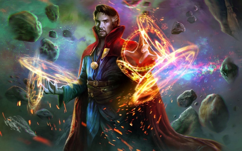 1080P, Dr. Strange, Marvel Comics, fantasy art, superhero, artwork
