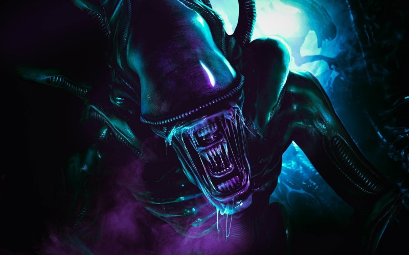 boots, Alien vs. Predator, body part, 1080P, sea, indoors, leather, black, close-up, aliens, animals in captivity, Xenomorph, underwater, dark, focus on foreground