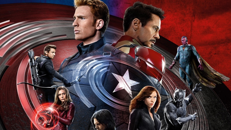 Vision (Marvel Comics), Bucky Barnes, Chris Evans, Elizabeth Olsen, Jeremy Renner, Robert Downey Jr., Paul Bettany, TChalla, Scarlet Witch, Winter Soldier
