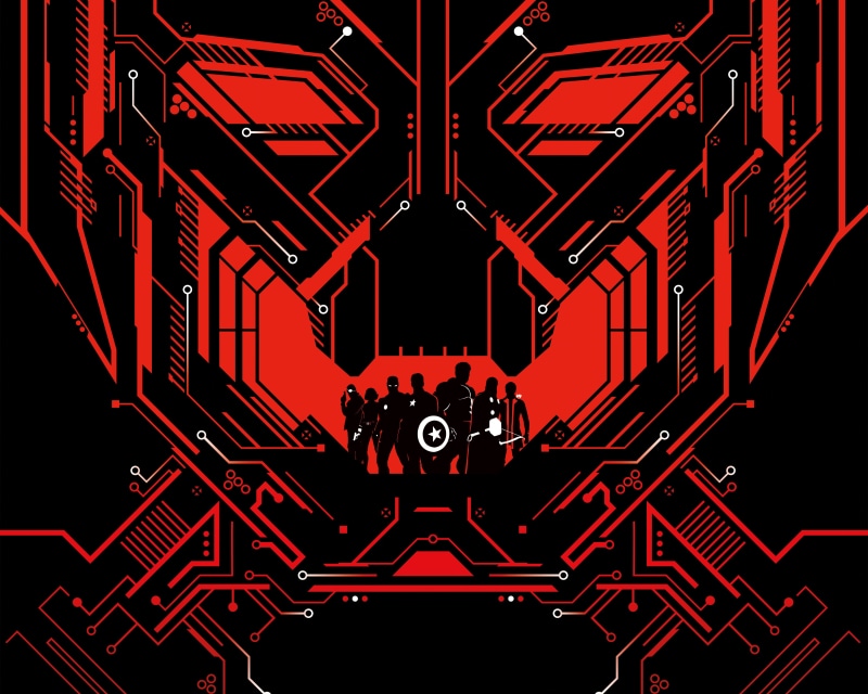 Black Widow, architecture, the, outdoors, night, geometric shape, Mark Ruffalo, red, Superheroes, design, avengers, Robert Downey Jr., directly below, backgrounds