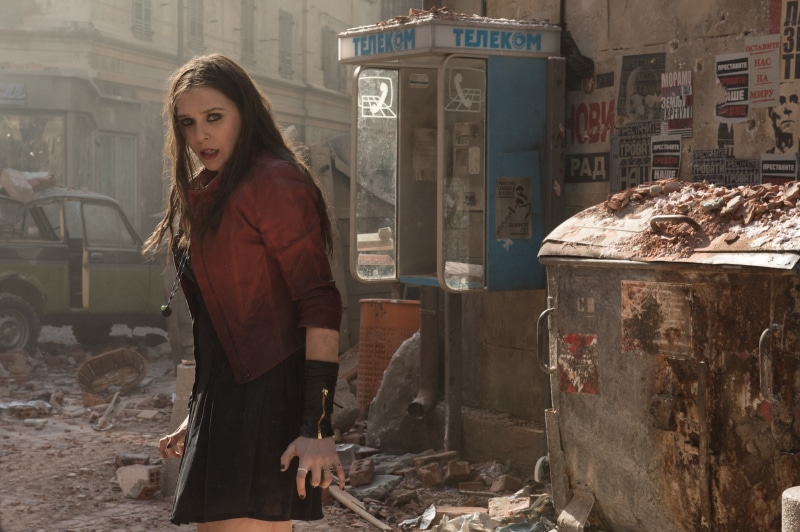Hero, Maximoff, Ultron, Street, City, Super, Sci-Fi, Age, Avengers 2, Wanda, 2014, Avengers, Walt Disney Pictures, Witch, Action, Fantasy, Girl, 4K, Elizabeth Olsen