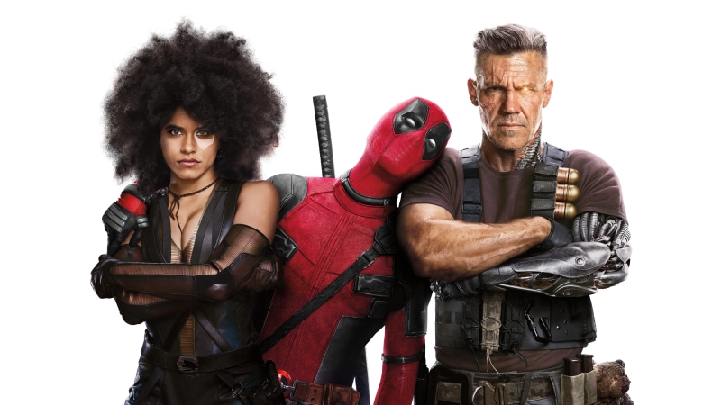 Deadpool 2, 8K, Josh Brolin, Deadpool, 4K, Domino, Cable, Ryan Reynolds, Zazie Beetz