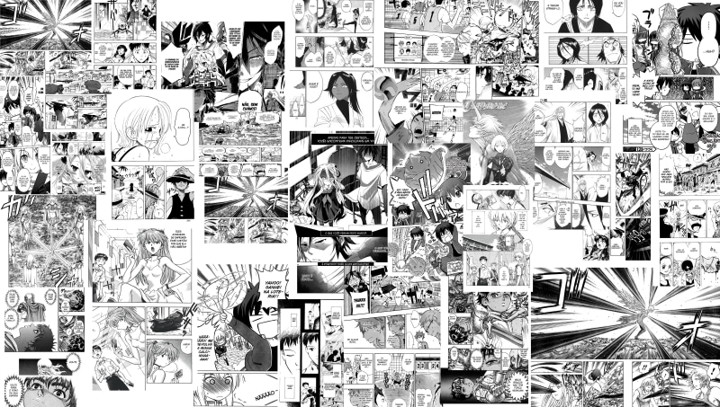 manga, anime, mix up, 5K