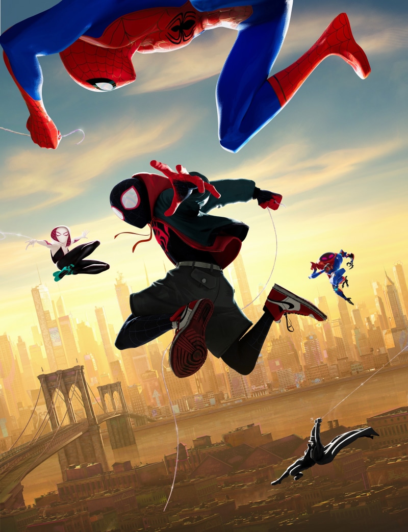 Animation, Action, 4K, Spider-Man: Into the Spider-Verse, 2018, Adventure