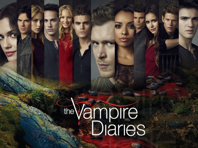 adult, portrait, men, waist up, real people, werewolf, The Vampire Diaries (TV Series 2009–2017), tv sereis, looking, looking at camera, group of people