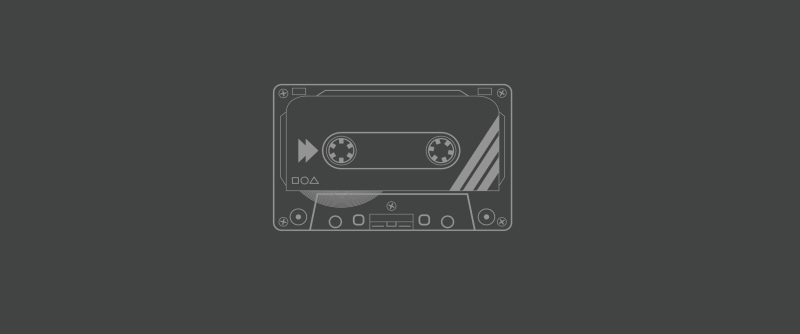 2K, Simple Background, Audio Cassete