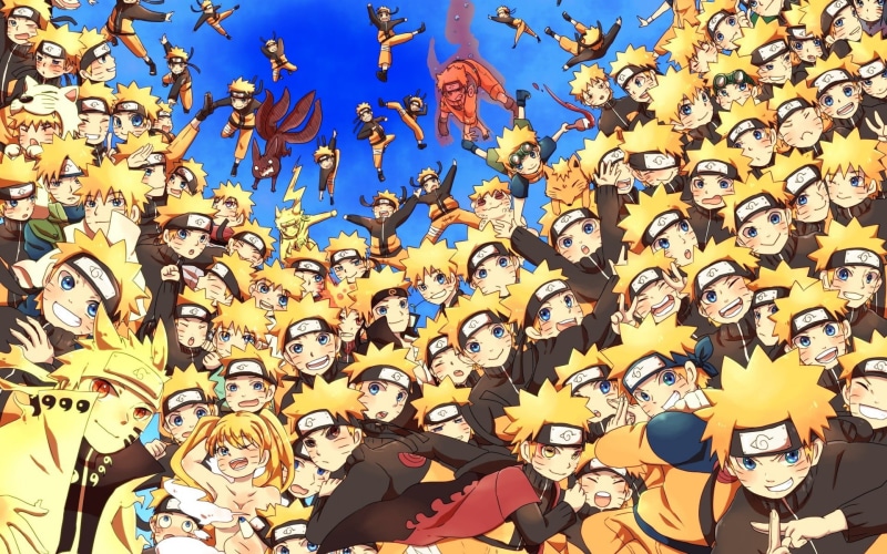 real people, women, vector, blue, celebration, large group of people, halloween, leisure activity, lifestyles, symbol, Naruto Shippuuden, Jinchuuriki, costume