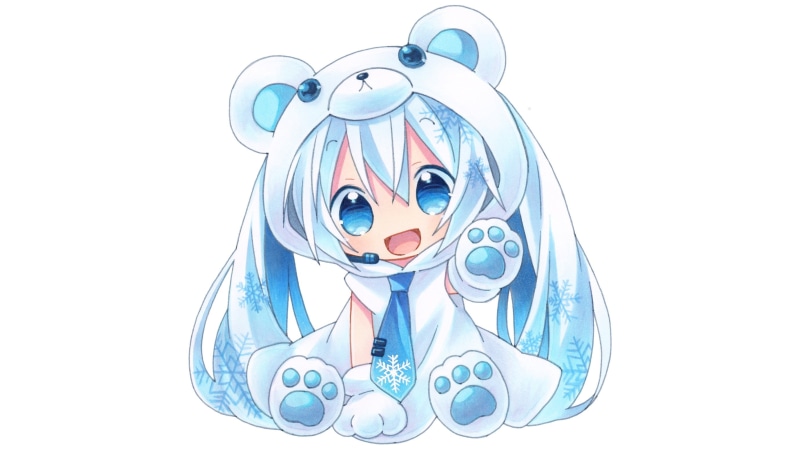 single object, Hatsune Miku, adult, one person, long hair, technology, education, 2K, women, body part, emotion, Yuki Miku, blue, white background, science