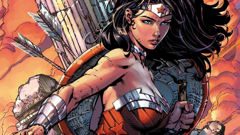 character, comics, artwork, wonder, fantasy art, woman, 1080P, Wonder Woman, Warrior, superheroines, women, DC Comics