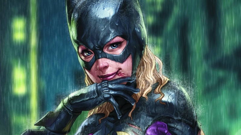 headshot, fear, DC Comics, Batgirl, knife - weapon, comics, human face, aggression, spooky, evil, adult, superheroines, looking at camera, portrait, halloween