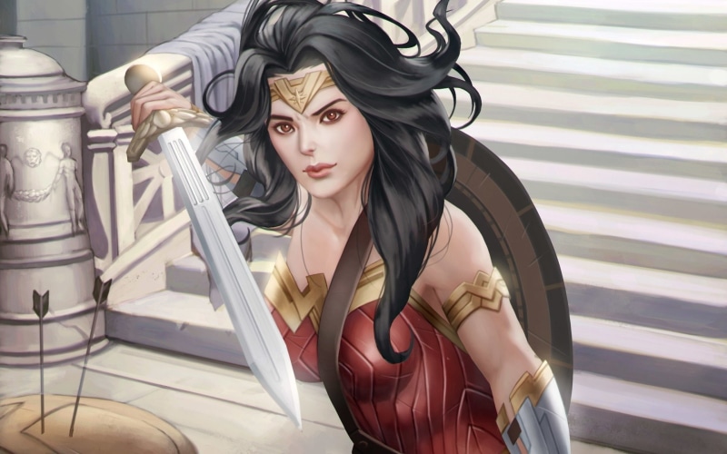 hairstyle, young women, 1080P, Diana Prince, Superman, lifestyles, Batman V Superman: Dawn Of Justice, make-up, looking at camera, hair, glamour, Wonder Woman