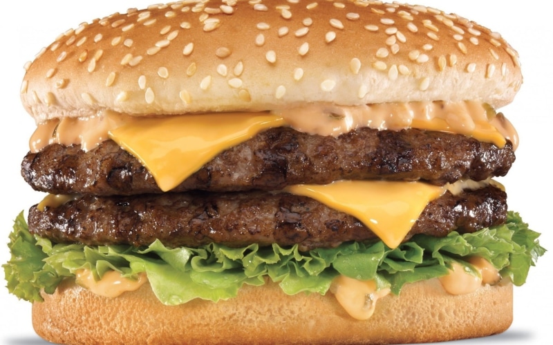 lettuce, meat, unhealthy Eating, bun, patty, speed, dinner, burger, tomato, cheese, 1080P, lunch, grilled, cheeseburger, sesame, close-up, beef, two, meal