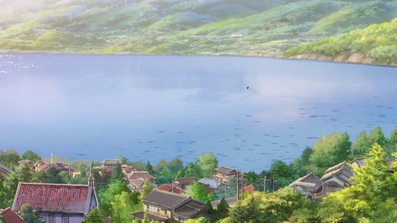 Lake, Itomori, 1080P, Anime, Town, Your Name., Kimi No Na Wa.