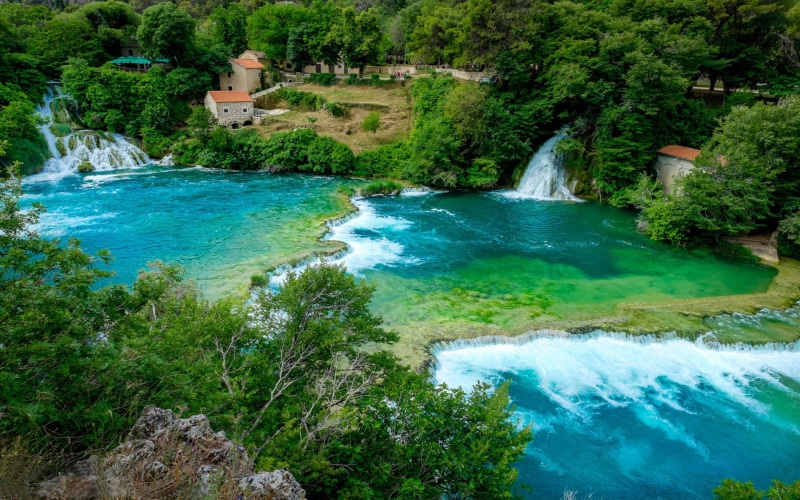krka, waterfalls, national, park, tablet, plitvice, lakes, river, pc, croatia, 1080P, mobile