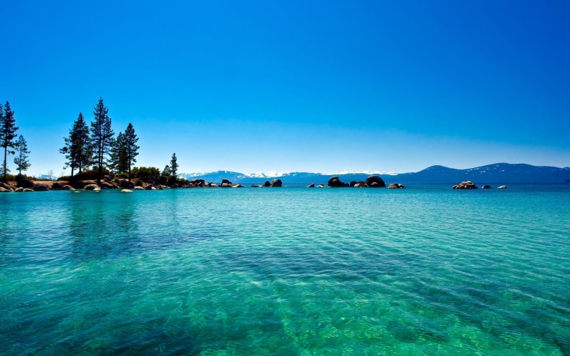 lake, nature, 2K, tahoe