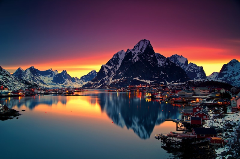 mountain Peak, forest, nature, mountain Range, travel, mountains, tourism, reflection, cold temperature, autumn, snow, beauty In Nature, scenics - nature