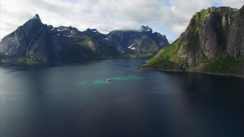 reine fjord, hamnoy, lofoten islands, mountain, reinefjord, fjord, norway, reinefjorden, 4K, lofoten, cliff