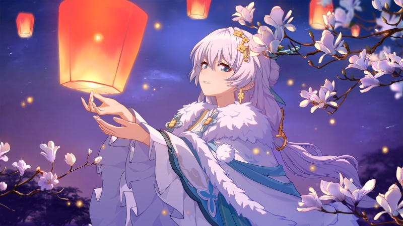 video games, Honkai Impact 3rd, Honkai Impact, long hair, digital art, anime girls, white hair, blue eyes, 1080P, artwork