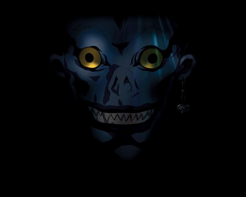 Ryuk, note, anime, death, x, art, 720P, death note, hd