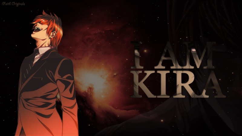 1080P, art, note, death, hd, death note, x, kira, anime