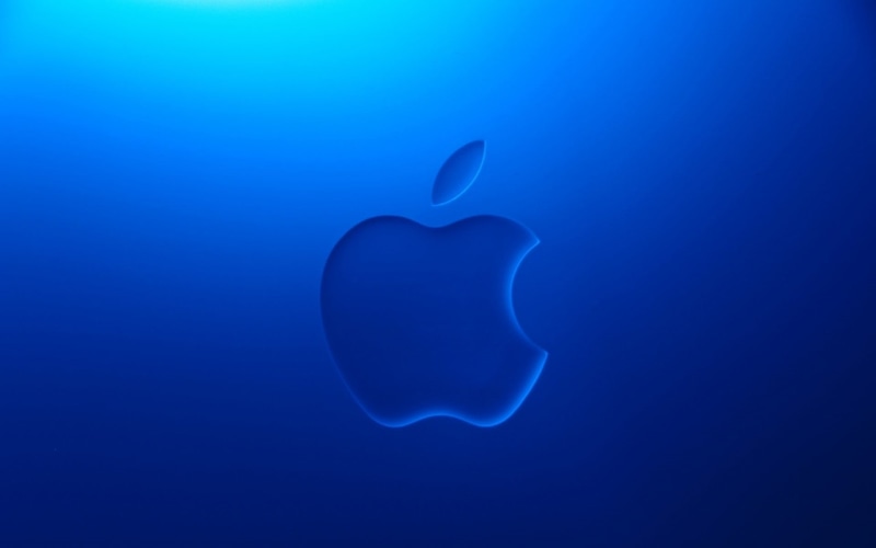 beauty in nature, undersea, copy space, logo, marine, no people, animals in the wild, one animal, close-up, indoors, Apple Inc., underwater, blue background