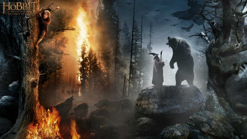standing, The Hobbit: An Unexpected Journey, rock - object, limb, nature, arms raised, sky, solid, movies, one person, human arm, hobbit, beauty in nature
