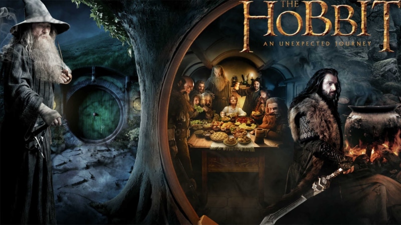 statue, dwarfs, 1080P, place of worship, art and craft, movies, religion, Bilbo Baggins, built structure, representation, Thorin Oakenshield, The Hobbit: An Unexpected Journey