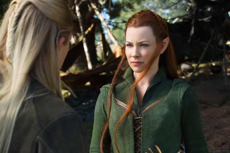 4K, blonde, redhead, Evangeline Lilly, Tauriel, The Hobbit, Legolas, The Hobbit: An Unexpected Journey, women