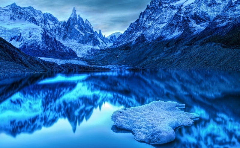 formation, mountain range, landscape, tranquil scene, Lake, tranquility, Nature, ice, outdoors, Blue, beauty in nature, mountain, rock, cold temperature