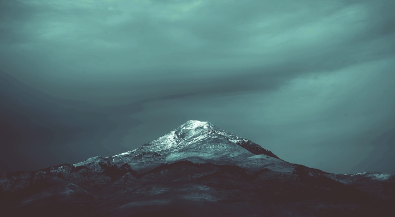 scenics - nature, mountain, no people, top, frost, sky, cold, non-urban scene, snow, nature, tranquil scene, frozen, high, cloud - sky, outdoors, ice, scenic