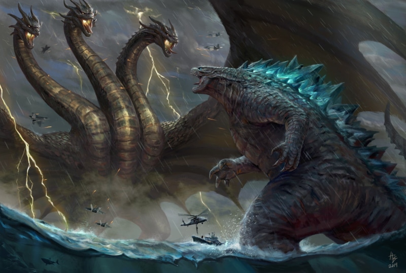 Godzilla: King of the Monsters, 1080P, Godzilla, Movie, King Ghidorah
