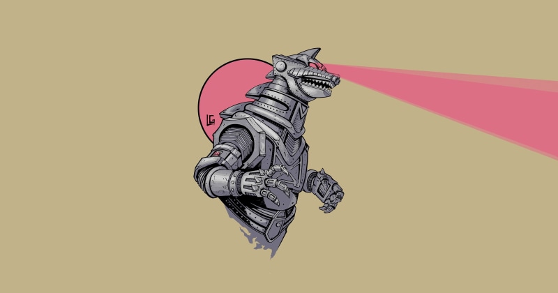 Gull, Leonardo Gonzalez, By Leonardo Gonzalez, Godzilla, Art, Monster, Mecha Godzilla, 1080P, Background, Figure, Kaiju portraits, By LG, Creatures