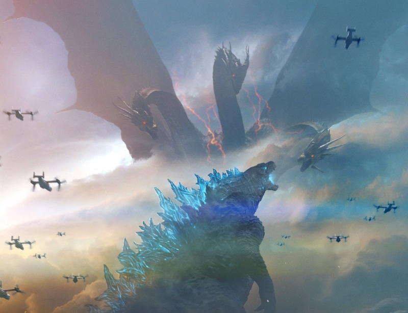 2K, Godzilla, Godzilla: King of the Monsters, Movie, King Ghidorah
