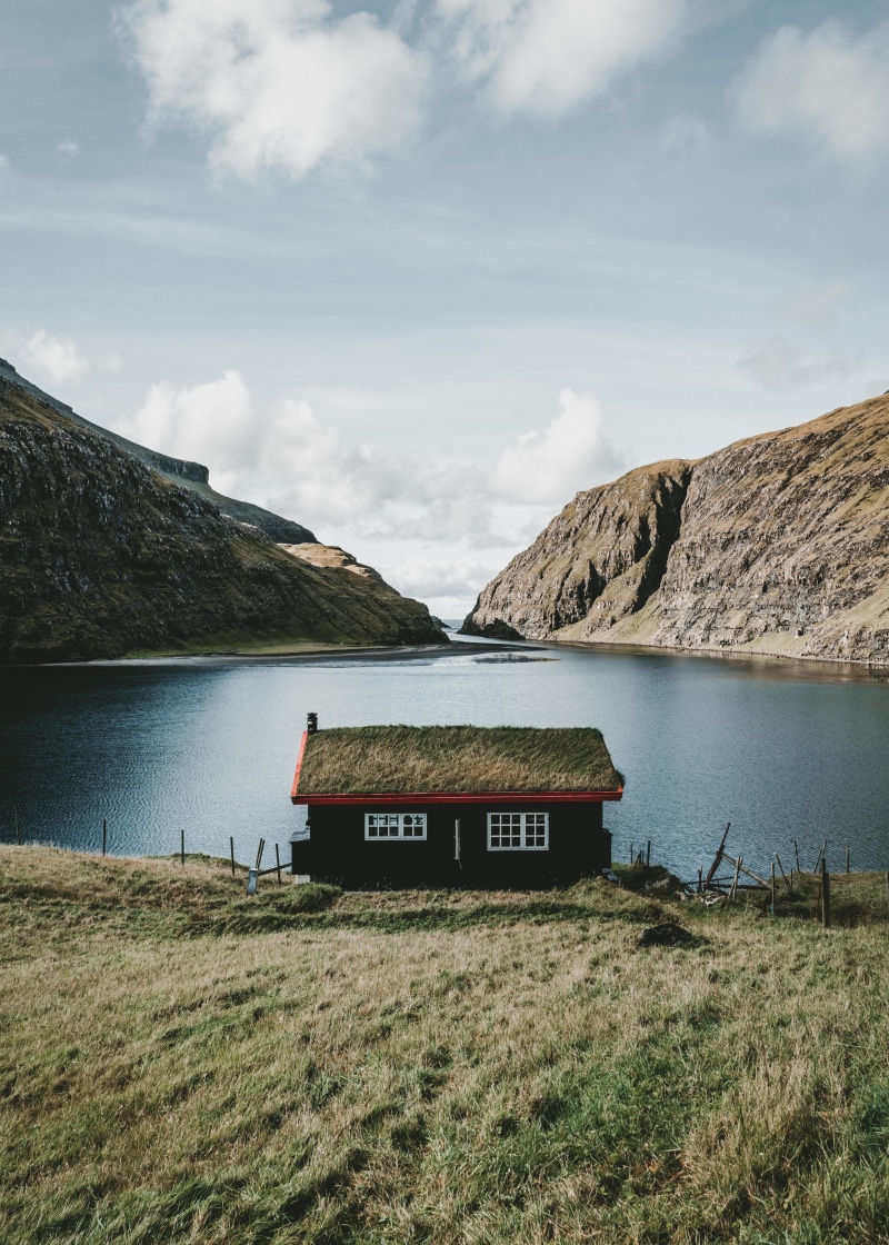 travel, archipelago, fjord, built Structure, mountain, house, landscape, norway, faroe islands, norwegian Culture, summer, mountains, beauty in nature