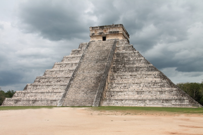 the aztecs, church, no people, sun, mexico, day, ruined, cloud - sky, the past, civilization, chichén-itza, historically, facade, archaeology, place of worship