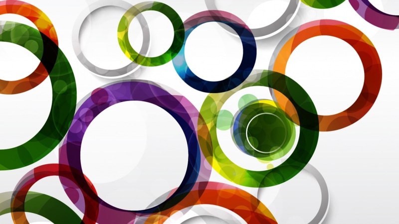 digital art, simple background, abstract, 1080P, circle, sphere