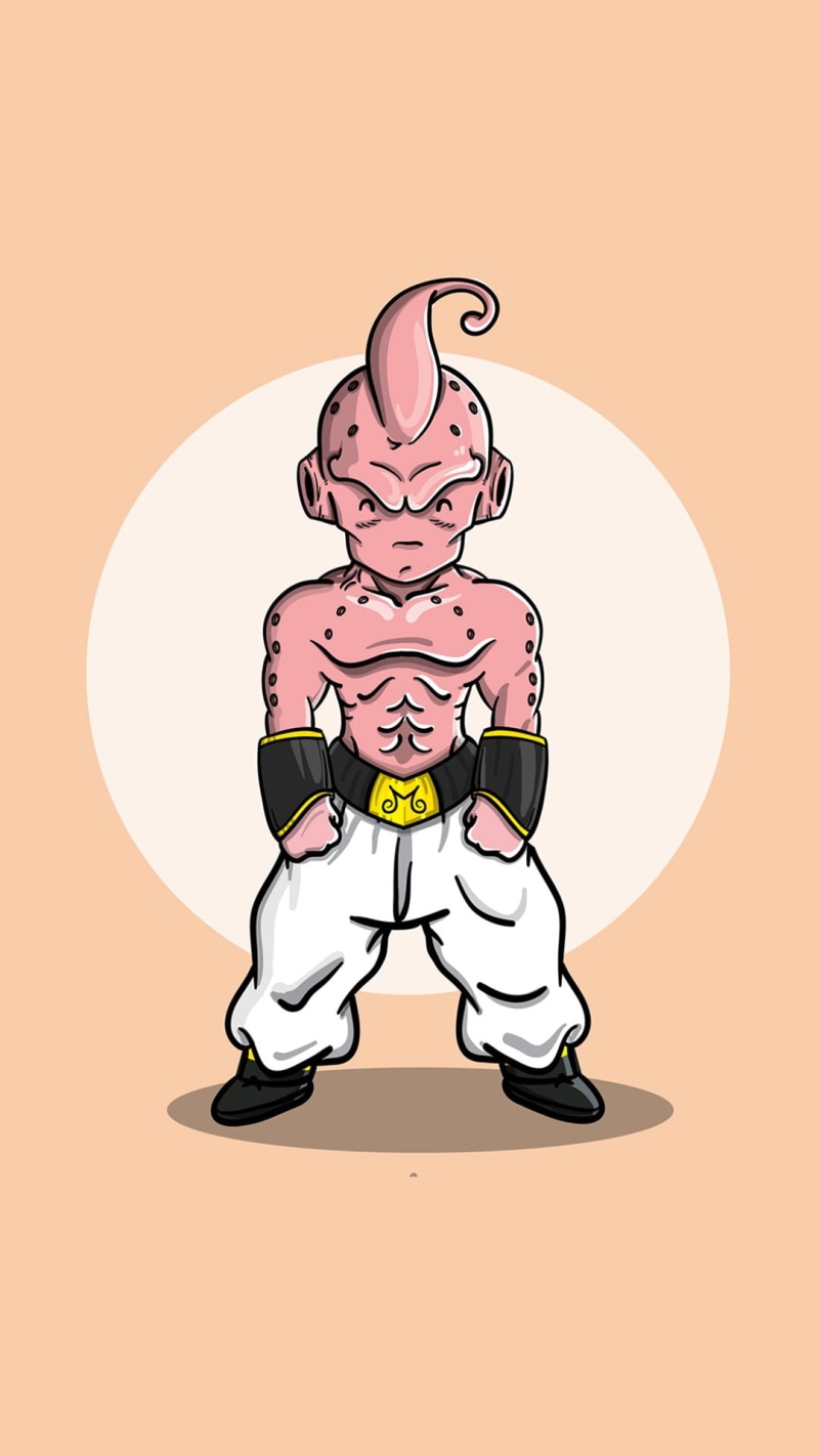 people, clothing, anime, humor, z, men, positive emotion, dragon, ball, emotion, majinboo, adult, human body part, 1080P, fun, body part, food and drink