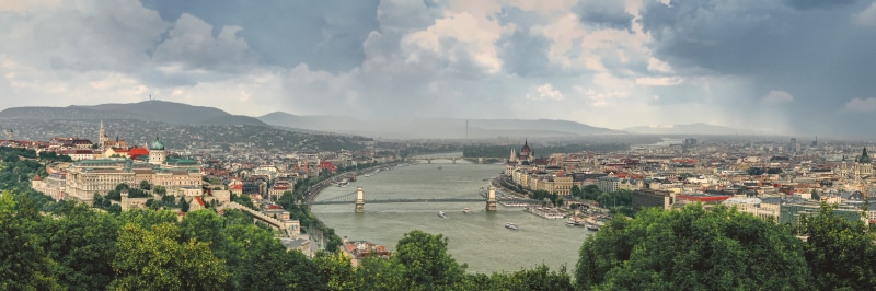 nature, transportation, hungary, tree, travel destinations, building exterior, building, city, architecture, 8K, cityscape, high angle view, river, townscape