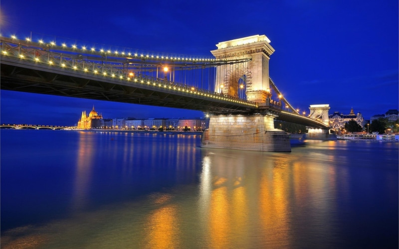 bridge, reflection, no people, brooklyn, lantern, travel, night, bridge - man made structure, city, illuminated, transportation, travel destinations, 1080P