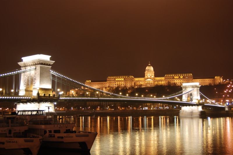 ship, outdoors, travel Destinations, city Life, travel, international Landmark, water, river, danube River, lights, city, building Exterior, white, connection