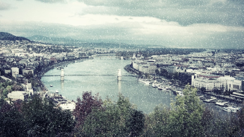 river, Hungary, 2K, Budapest, city, bridge