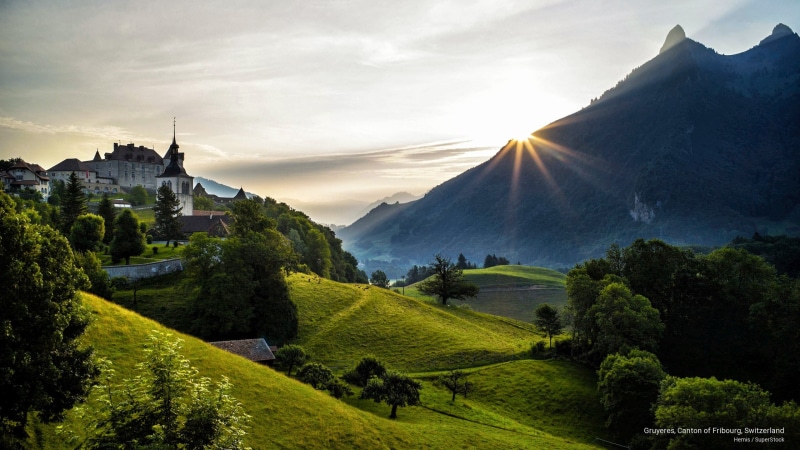 canton, switzerland, 2K, gruyeres, fribourg, Europe