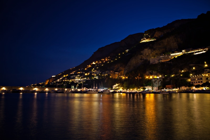 waterfront, scenics - nature, outdoors, tourism, no people, mountain, Amalfi Coast, famous Place, Italy, water, travel Destinations, architecture, nature