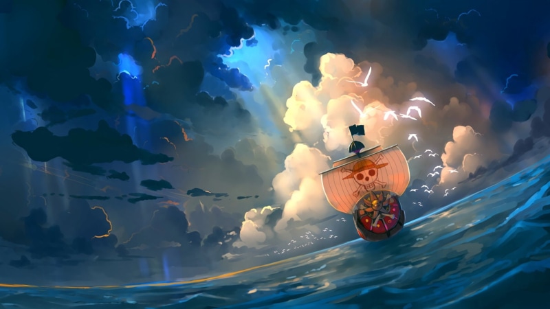 Thousand Sunny, 1080P, Anime, One Piece