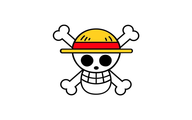 logo, pirates, anime, strawhat, piece, cartoon/comic, white, one, 720P, hd