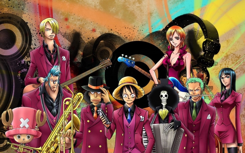 Monkey D. Luffy, Nico Robin, Brook (One Piece), illustration, Usopp (One Piece), Nami (One Piece), Zoro Roronoa, 1080P, one, One Piece, strawhat, Tony Tony Chopper